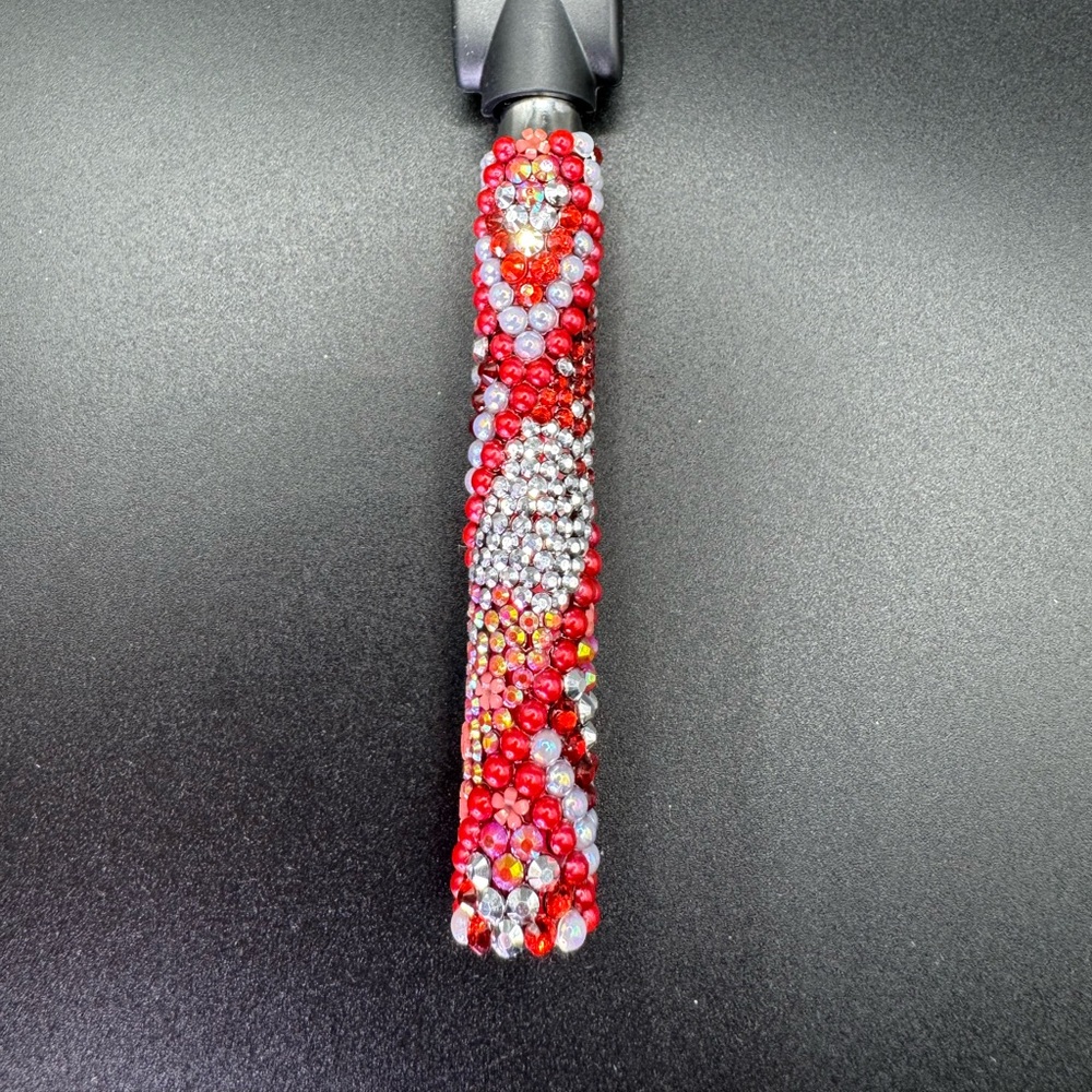 Red Rhinestone 510 Threaded Battery - Picture 6 of 7